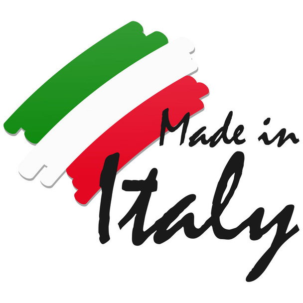 Made In Italy minőséget tanúsító pecsét - Vektor, kép