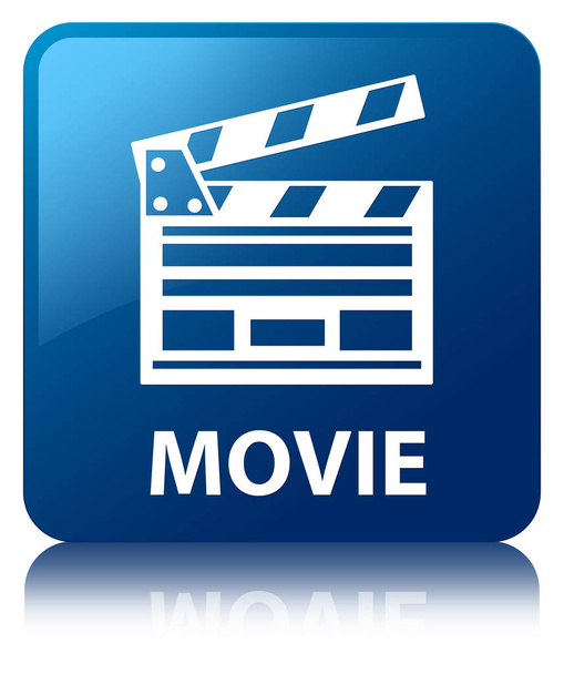 Film (icona della clip del cinema) pulsante quadrato blu
 - Foto, immagini