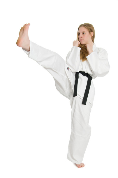 Mujer de artes marciales
 - Foto, imagen