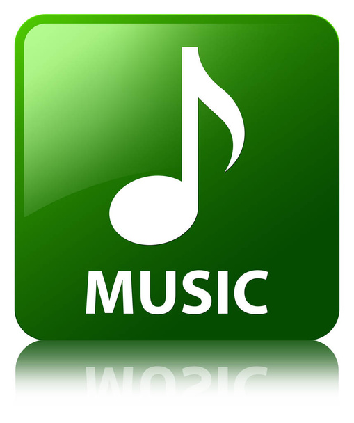 Музика зелена квадратна кнопка
 - Фото, зображення