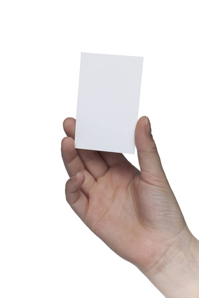 pure white sheet between her fingers, advertising - Φωτογραφία, εικόνα