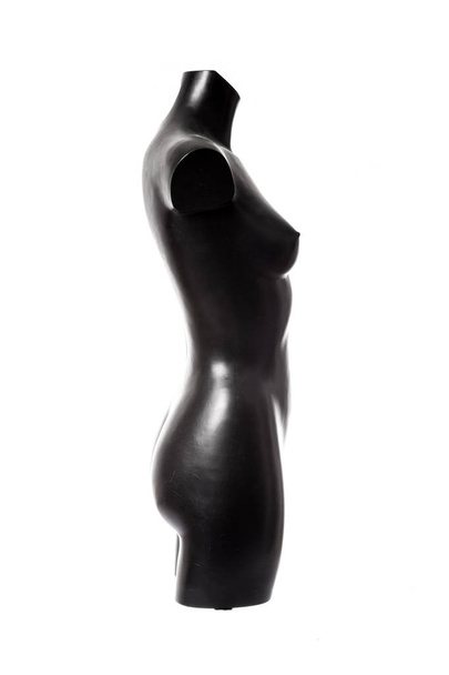Black mannequin woman. female mannequin. mannequin isolated on t - Photo, Image