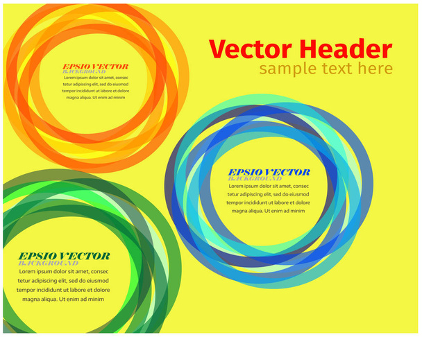 Banner vektor tervezősablon - Vektor, kép