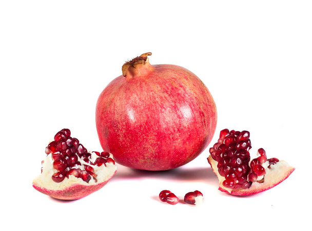 Loose pomegranates isolated - Photo, Image