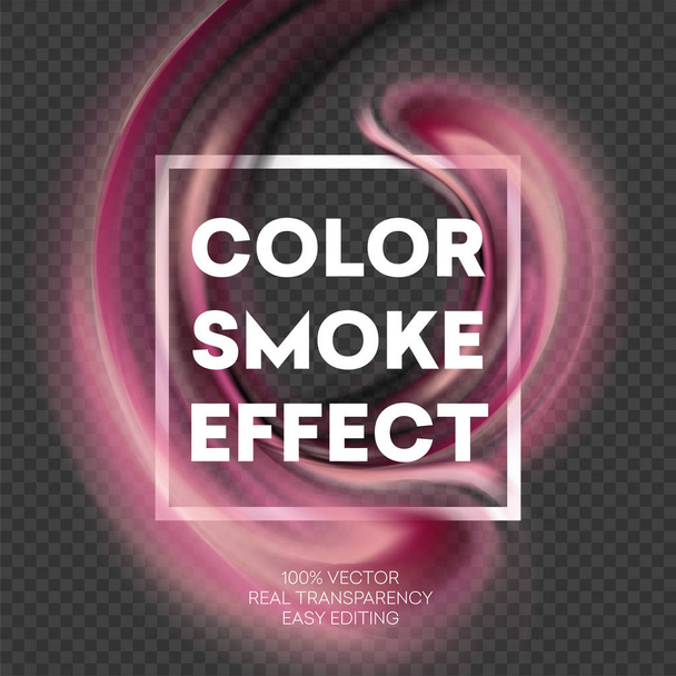 abstrakte farbige Rauch-Effekt Hintergrunddesign. Vektorillustration - Vektor, Bild