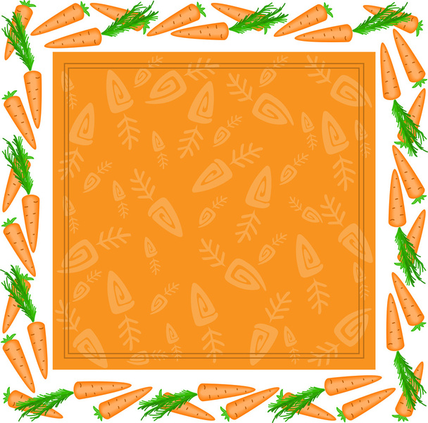 Quadro de cenouras diferentes
 - Vetor, Imagem