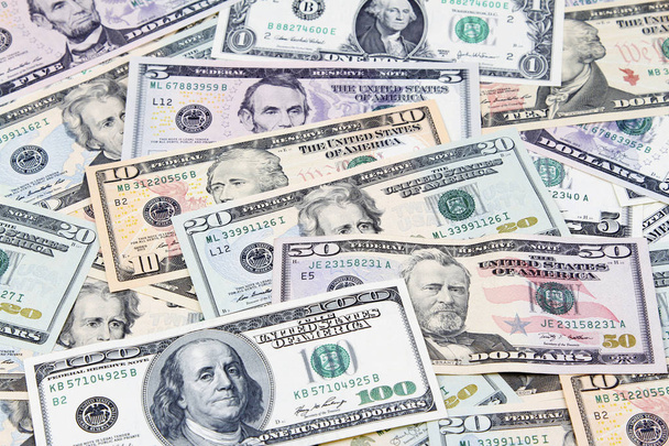 Billetes americanos surtidos
 - Foto, Imagen