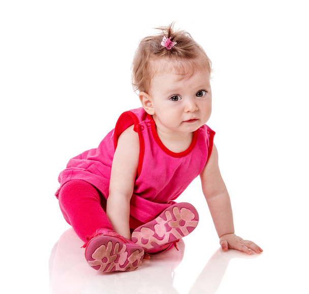 egyéves kislány - Fotó, kép