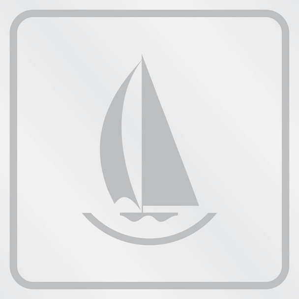 Gemi simgesi web tasarım - Vektör, Görsel