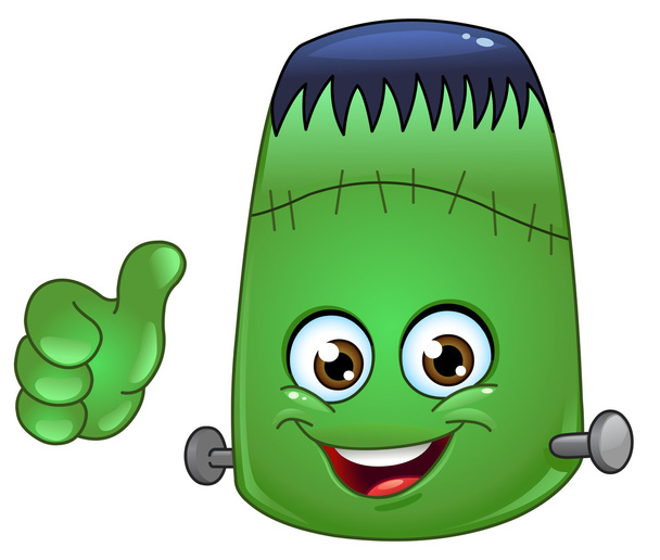 emoticon di Frankenstein
 - Vettoriali, immagini