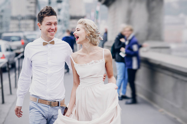wedding day in Budapest - Foto, immagini