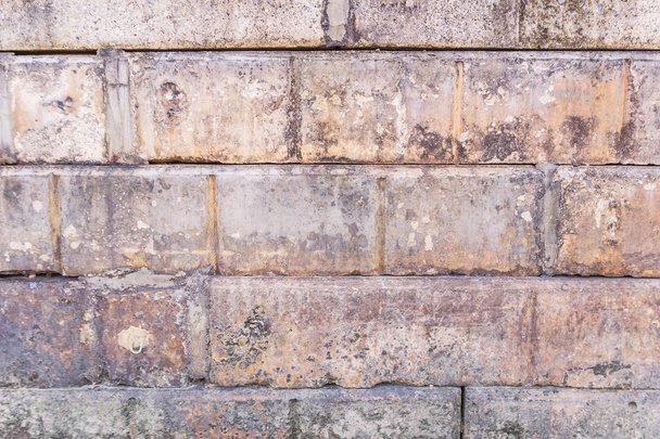 Texture of beach side concrete retaining wall background - Valokuva, kuva