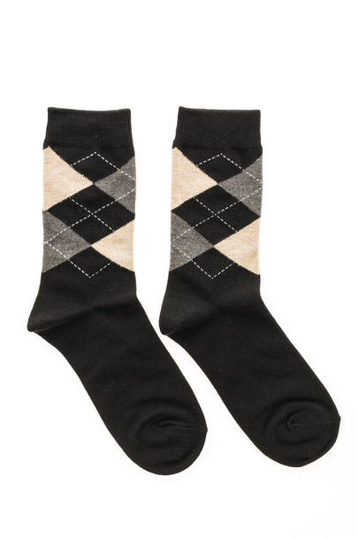 gekleurde paar sokken  - Foto, afbeelding