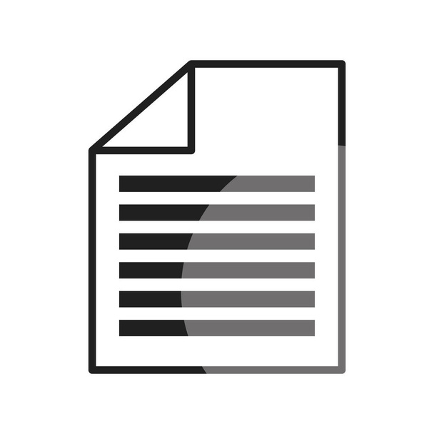 Document papier verslag - Vector, afbeelding