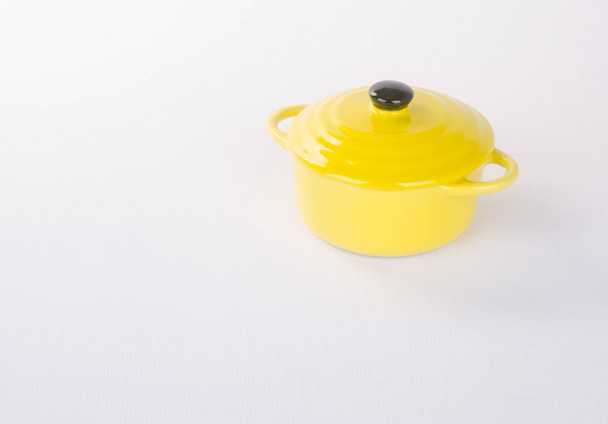 pot or ceramic food pot on a background. - Fotó, kép