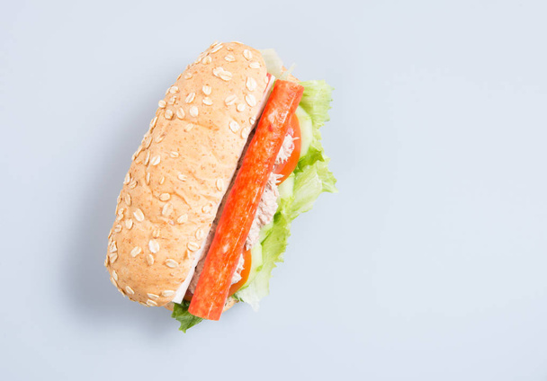 sandwich or health sandwich on the background. - Foto, Imagen