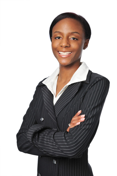 Young African American Businesswoman smiling - Φωτογραφία, εικόνα