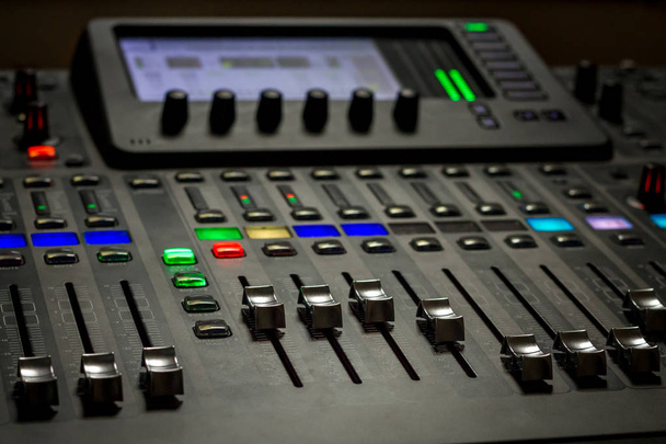 The digital studio mixer - Photo, Image