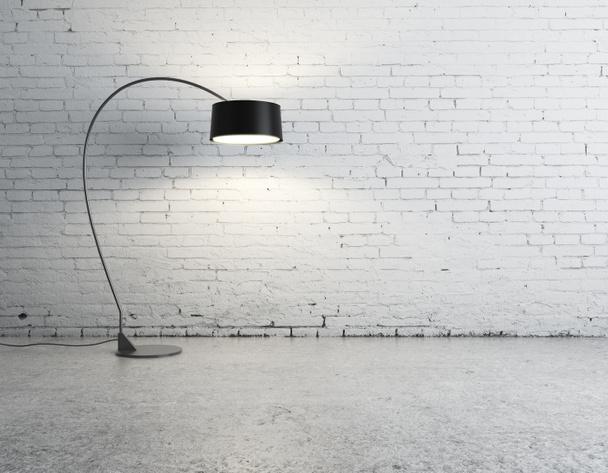 floor lamp in room - Foto, Imagem