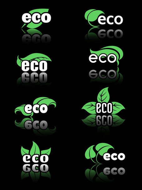 Ecology icon set - Vektör, Görsel