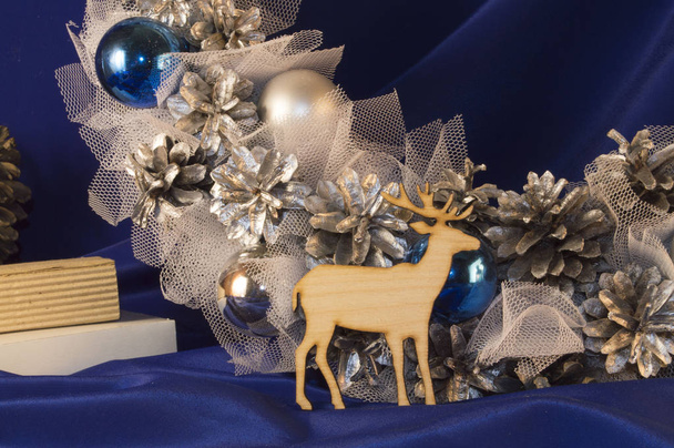 Christmas wreath decor new year - Fotó, kép