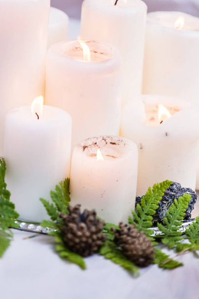wedding festive candles - Foto, Bild
