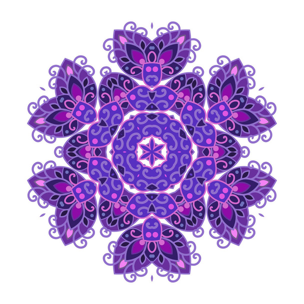 Ornate mandala round pattern. - Vektor, kép