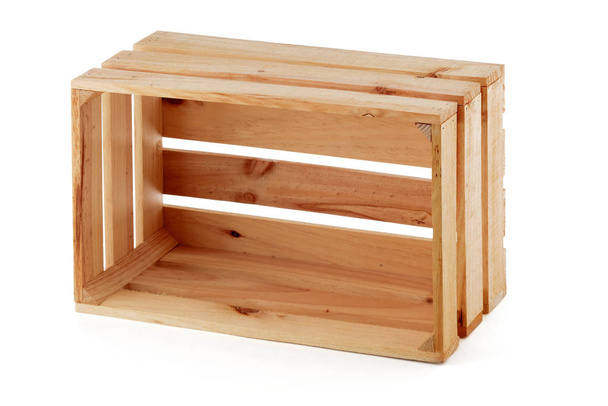 Caja de madera vacía
  - Foto, imagen
