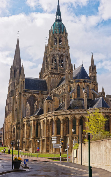 Cathedral of Our Lady of Bayeux in Calvados Normandy France - Photo, Image
