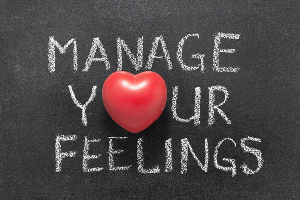 manage your feelings heart - Photo, Image