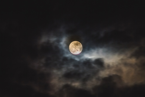Місяць у темряві - Фото, зображення