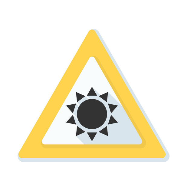 знак сонця небезпеки
 - Вектор, зображення