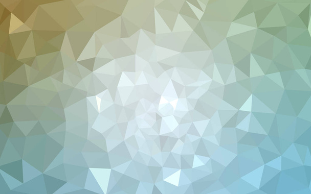 Zelený polygonální návrhový vzor, který se skládají z trojúhelníků a gradient v origami stylu. - Vektor, obrázek