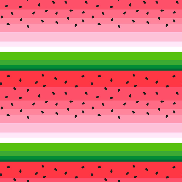 Vector watermelon seamless background - Vector, Image