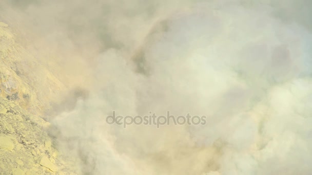 Sigara Dağı yanardağ Ijen'de - Video, Çekim