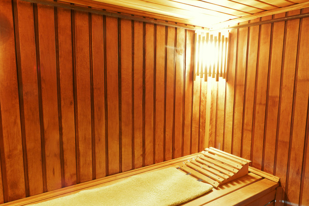 Wood cozy sauna room - Φωτογραφία, εικόνα