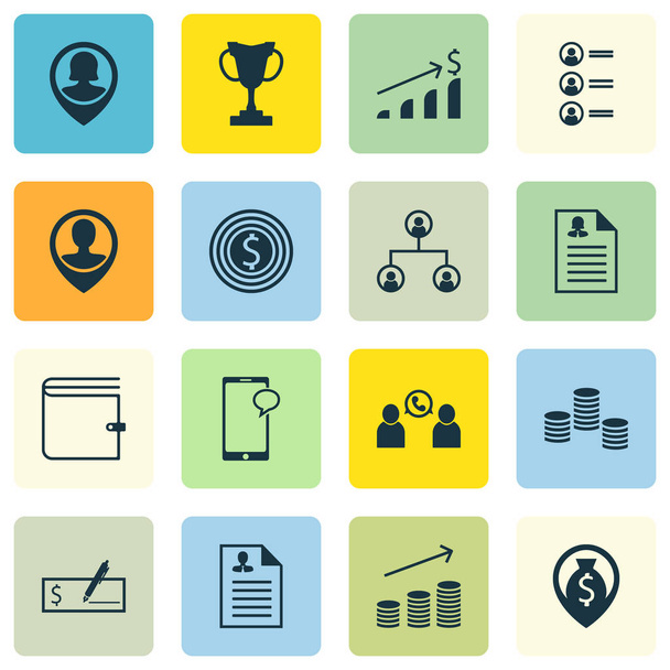 Set Of Management Icons On Tournament, Money Navigation And Female Application Topics. Editable Vector Illustration. Includes Growth, Prize, User And More Vector Icons. - Vector, Image