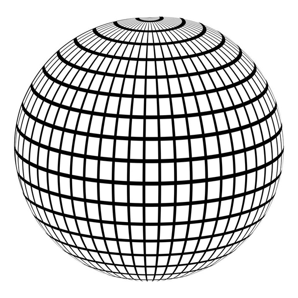 Elszigetelt globális gömb design - Vektor, kép