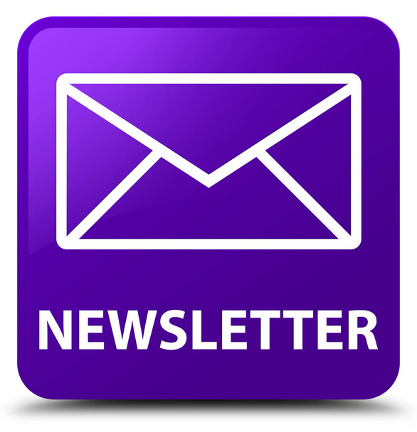 Newsletter bouton carré violet
 - Photo, image