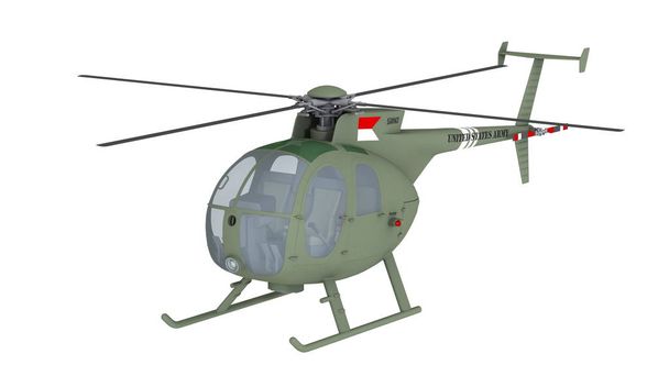 3D CG rendering of a helicopter - Фото, зображення