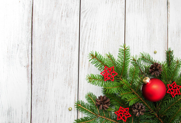 christmas fir tree with decoration - Valokuva, kuva