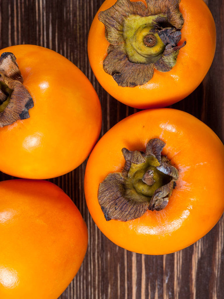 Persimmons wegetariańskie owoce - Zdjęcie, obraz