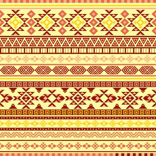 Etnische naadloze patroon - Vector, afbeelding