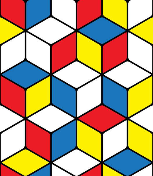 Seamless pattern with color squares - Vektor, obrázek