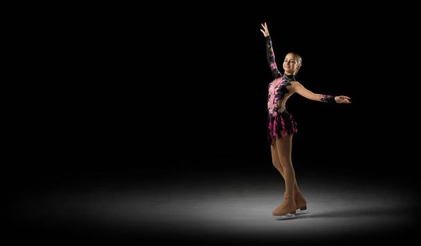 Young girl figure skater - Photo, image
