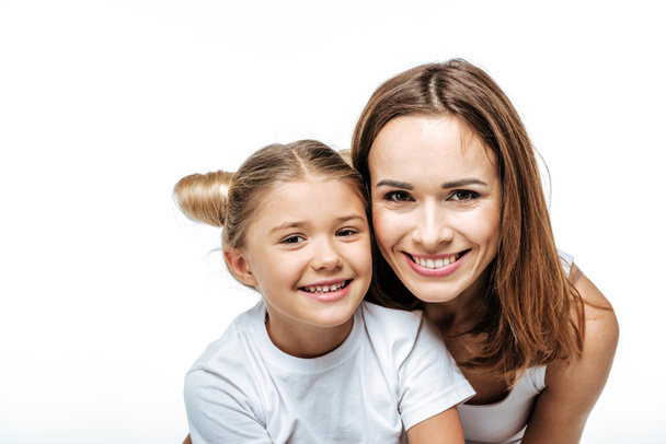 Smiling mother and daughter  - Photo, Image
