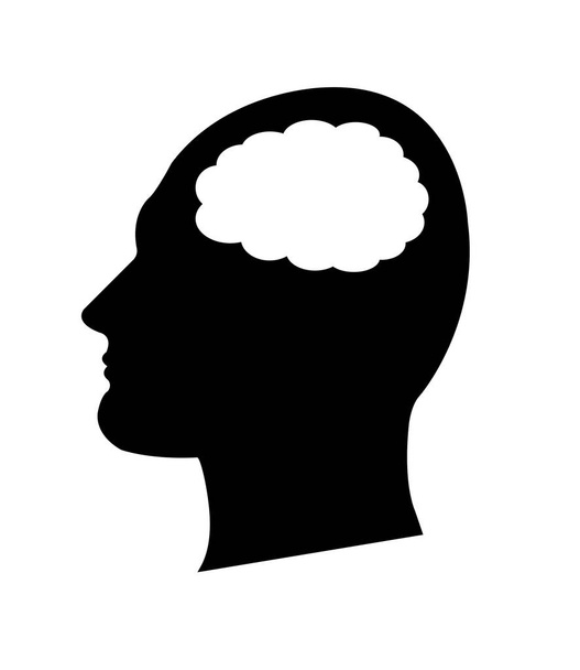 Brain in head - Photo, Image