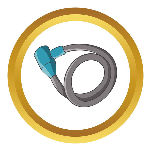 Bicycle lock vector icon - Διάνυσμα, εικόνα