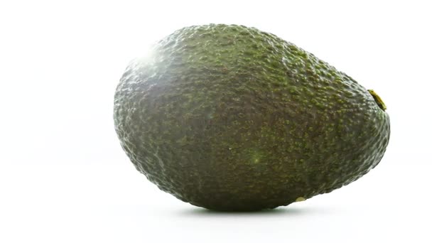 Groene avocado draait in een lus   - Video