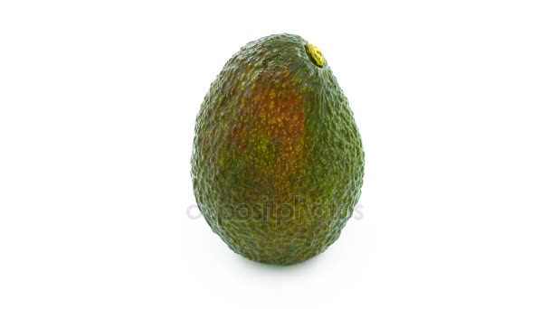 Зеленый авокадо вращается в петле
   - Кадры, видео